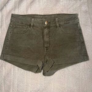 American Eagle Outfitters Women's Green Jean Shorts